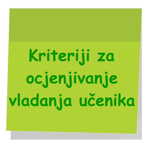 Kriteriji - vladanje