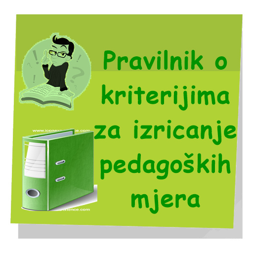 Pravilnik - pedagoške mjere