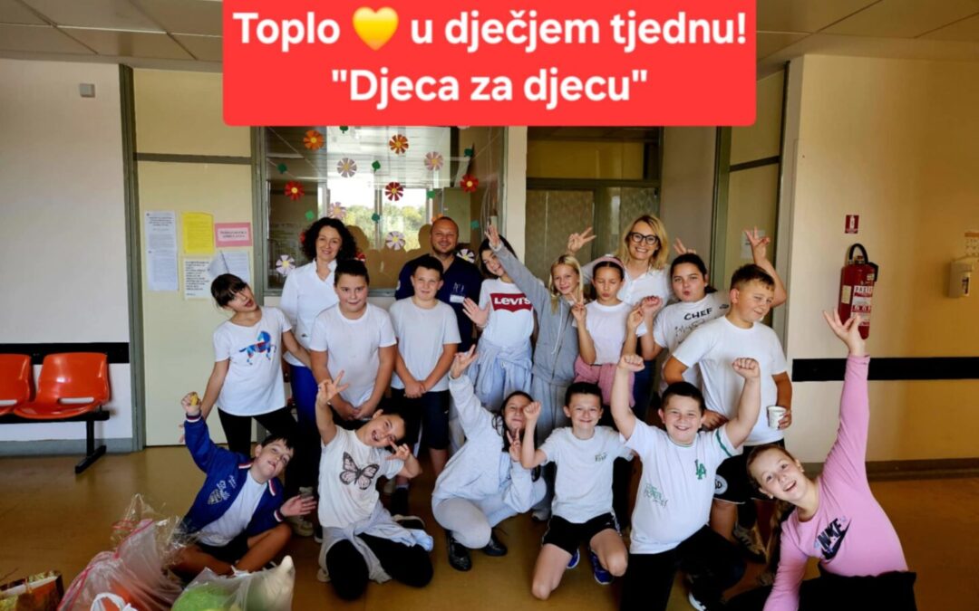 „Djeca za djecu“ – toplo srce u Dječjem tjednu