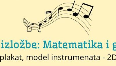 Večer matematike – izložba radova – poziv