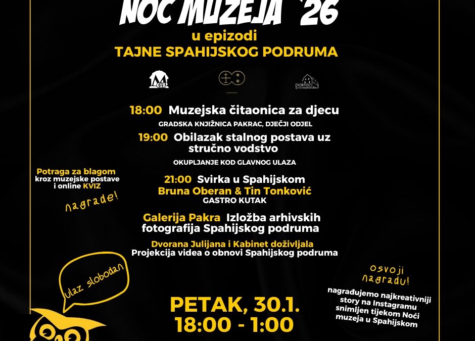 Noć muzeja – naši učenici volonteri