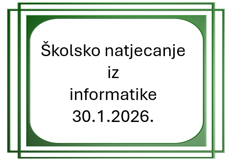 Školsko natjecanje iz informatike 2026.
