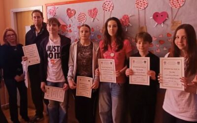 1. mjesto na županijskom natjecanju iz engleskog jezika