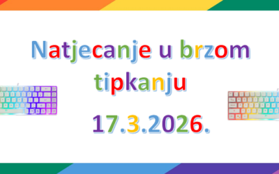 Natjecanje u brzom tipkanju 17.3.2026.