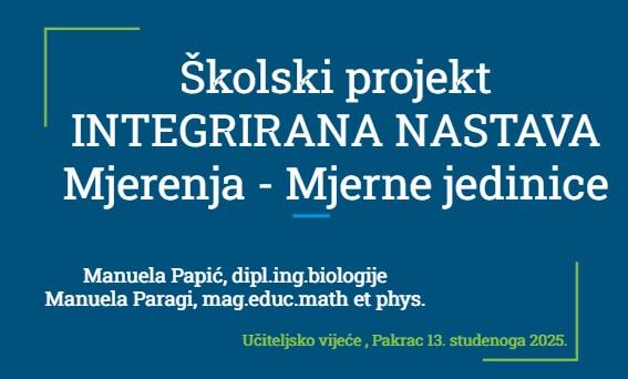 Rezultati integrirane nastave