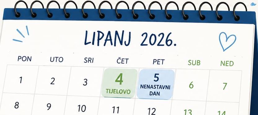 Obavijest – nenastavni dan 5.6.2026.