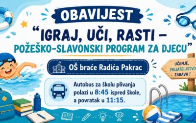 Škola plivanja – promjena vremena povratka