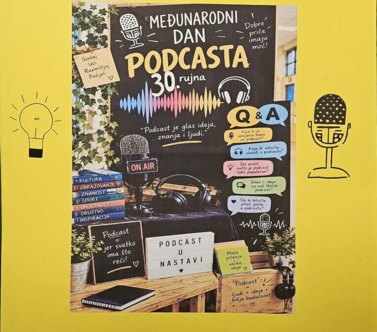 Učenici obilježili Međunarodni dan podcasta!